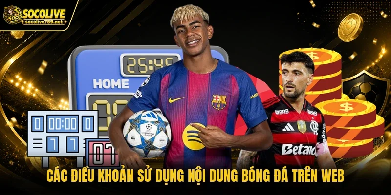 Các điều khoản sử dụng nội dung bóng đá trên web Các điều khoản sử dụng nội dung bóng đá trên web