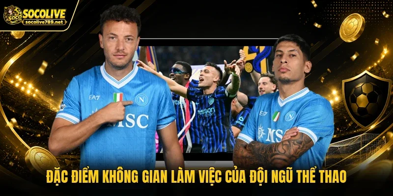 Đặc điểm không gian làm việc của đội ngũ thể thao Đặc điểm không gian làm việc của đội ngũ thể thao